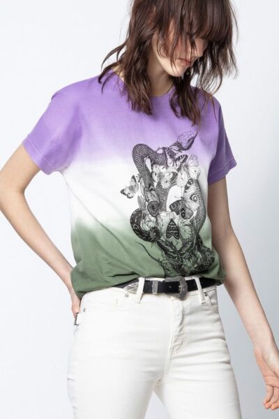 Zadig and Voltaire Tom DD Snake T-Shirt