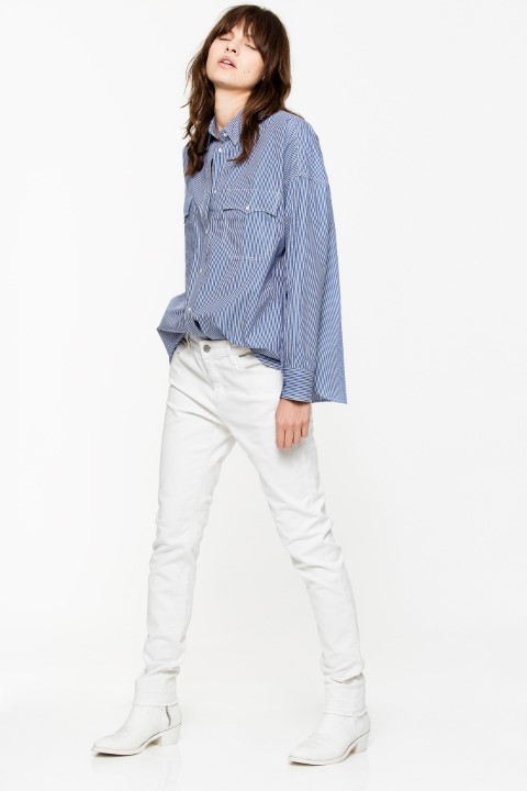 Zadig and Voltaire Eva Cher Jeans, Off-White.