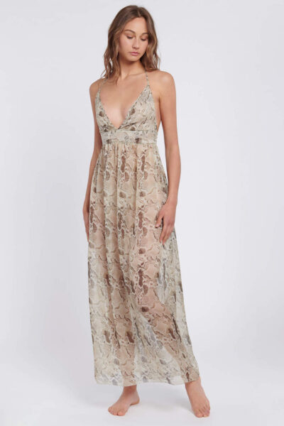 Zadig & Voltaire Long Dress Phyton