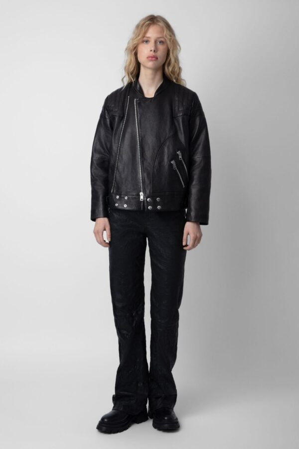Zadig & Voltaire Liliam Leather Jacket,
