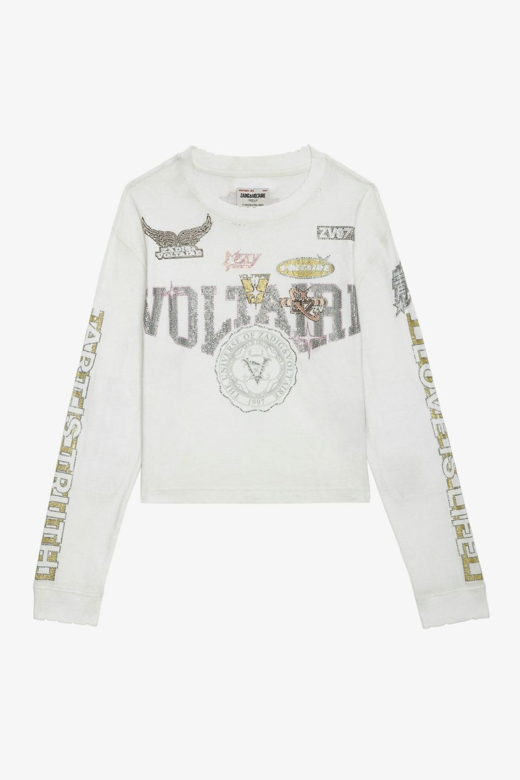 Zadig & Voltaire Iona Voltaire Diamanté T-shirt