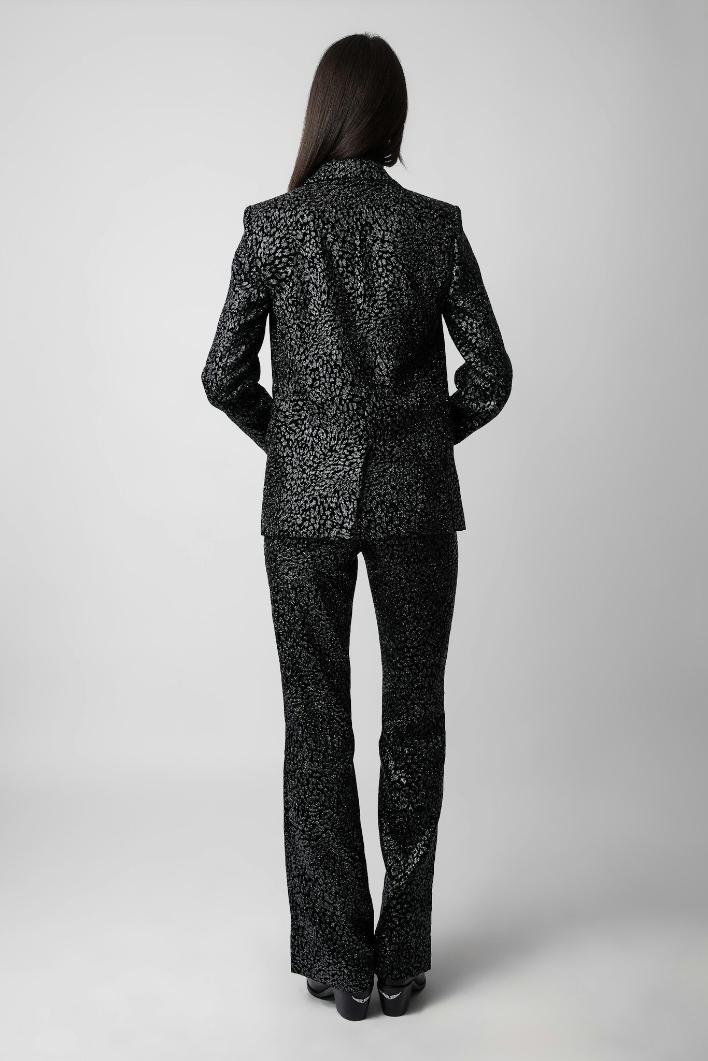 Zadig & Voltaire Venus Velvet Blazer, Black