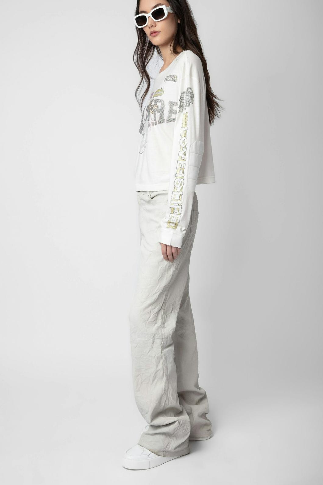 Zadig & Voltaire Iona Voltaire Diamanté T-shirt,
