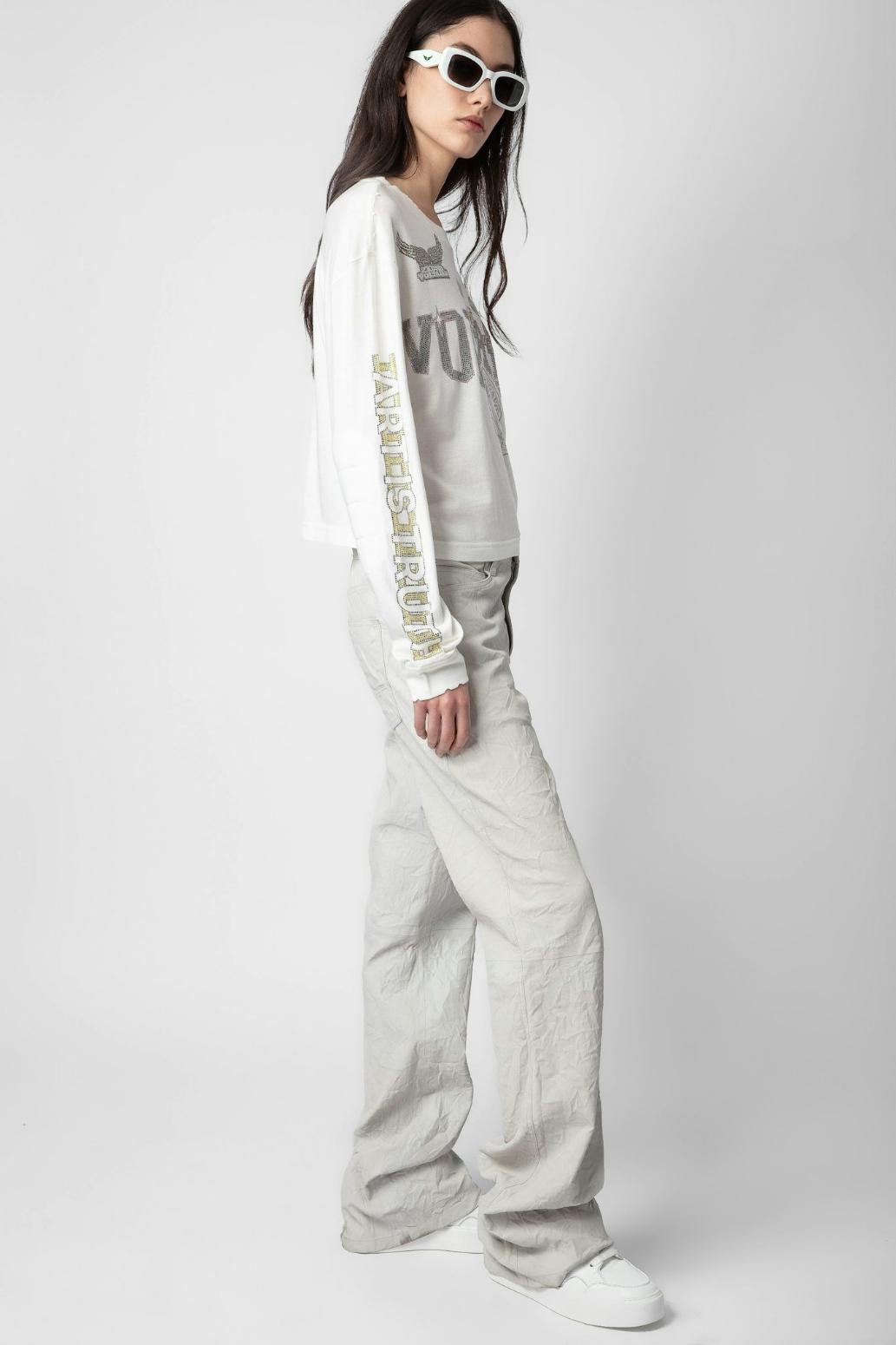Zadig & Voltaire Iona Voltaire Diamanté T-shirt,