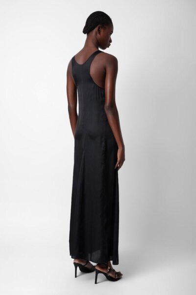 Zadig & Voltaire Rarys Satin Dress, Black