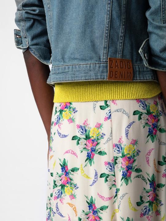WWSK00379_MASTIC_HOVER Zadig & Voltaire June Skirt, Mastic