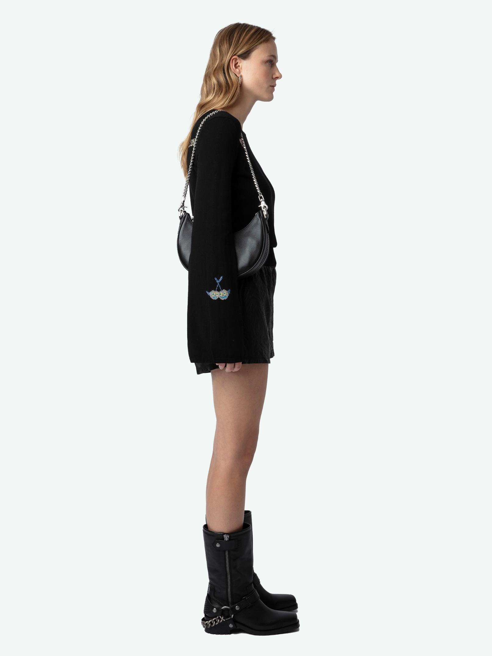 Zadig & Voltaire Katya Cherry Sweater, Black