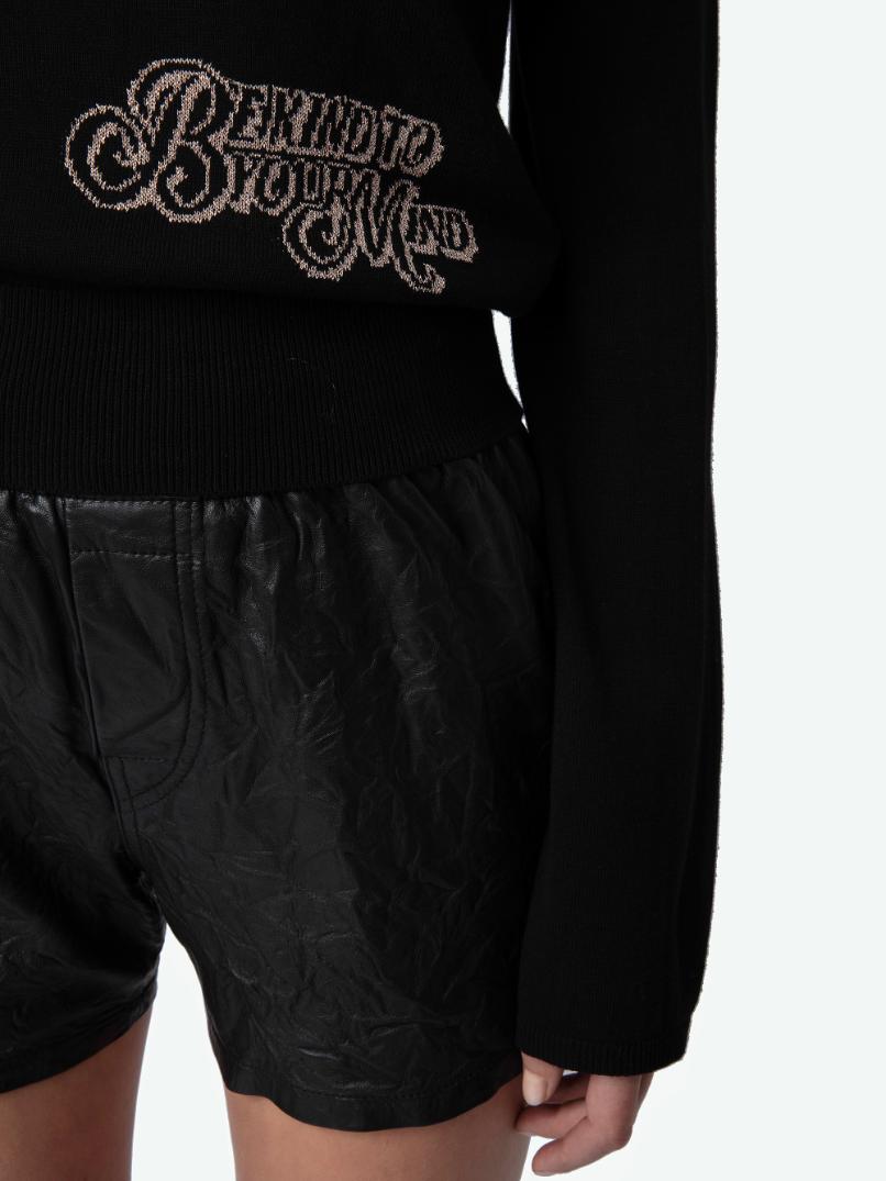 Zadig & Voltaire Katya Cherry Sweater, Black