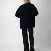 KWCA00002_NOIR_BACK Zadig & Voltaire Mirka Jewelled Cardigan,