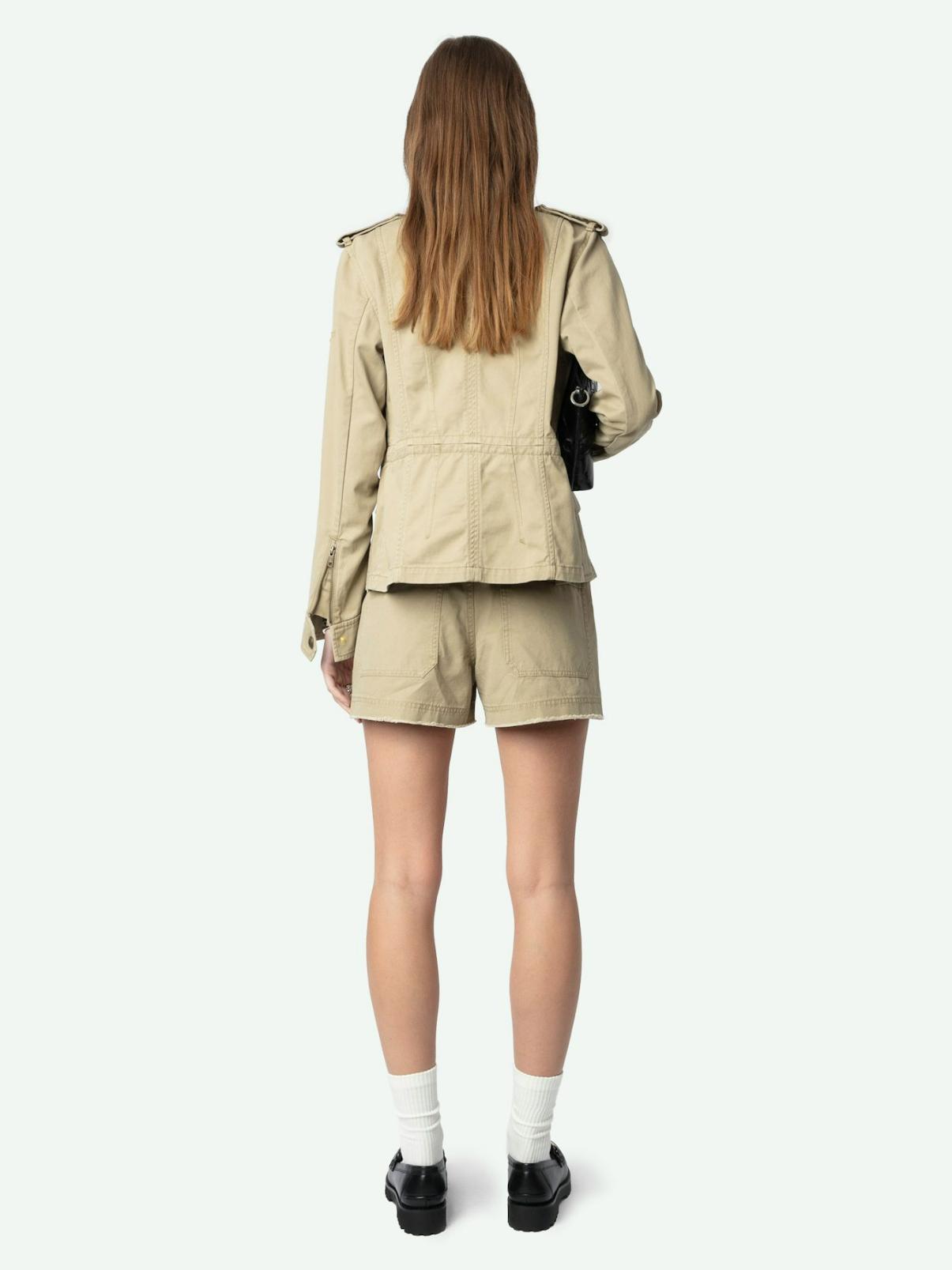 wwbs01155_latte_back Zadig & Voltaire Sparky Shorts