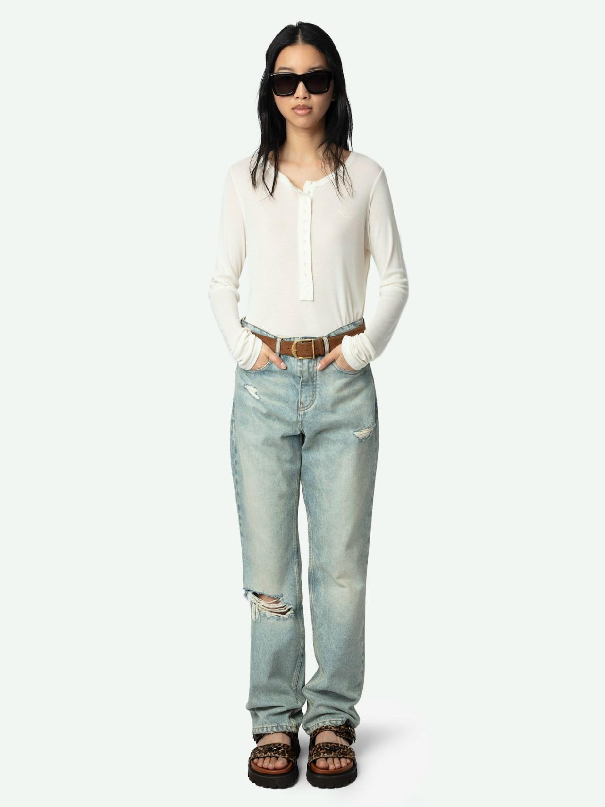 Zadig & Voltaire Blair T-Shirt, Ecru