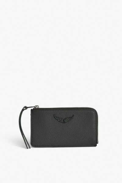 Zadig & Voltaire ZV Card Wallet, Road Silver