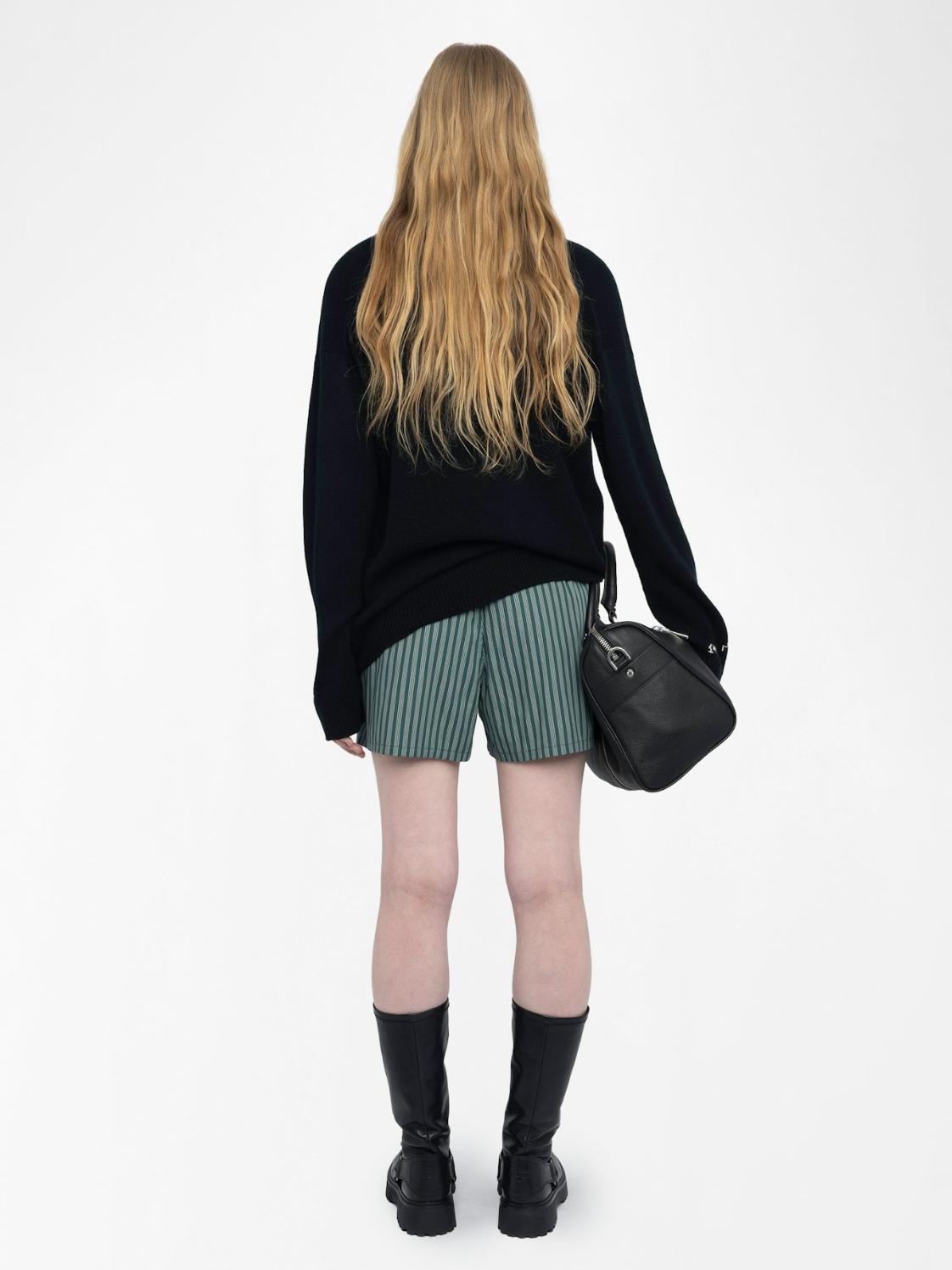 Zadig & Voltaire Pax Shorts, Emerald.