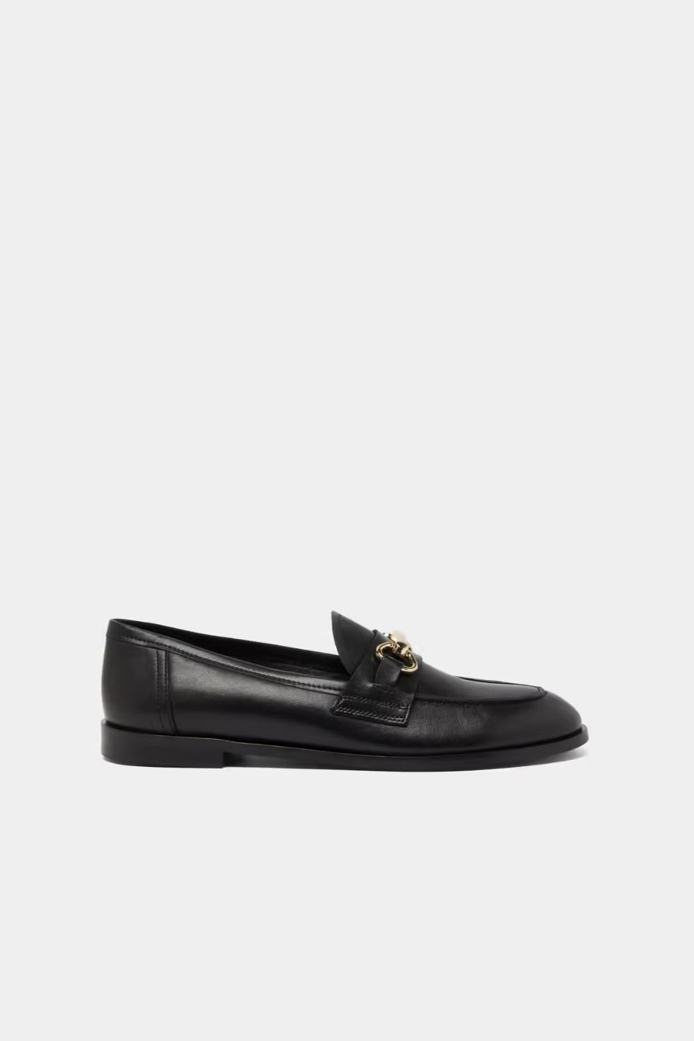 Jonak Draguignan Mocassins, Black Leather.