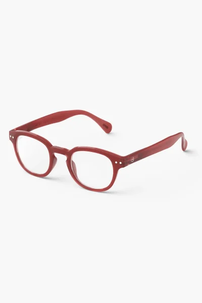 Izipizi #C Reading Glasses, Carmine Red.