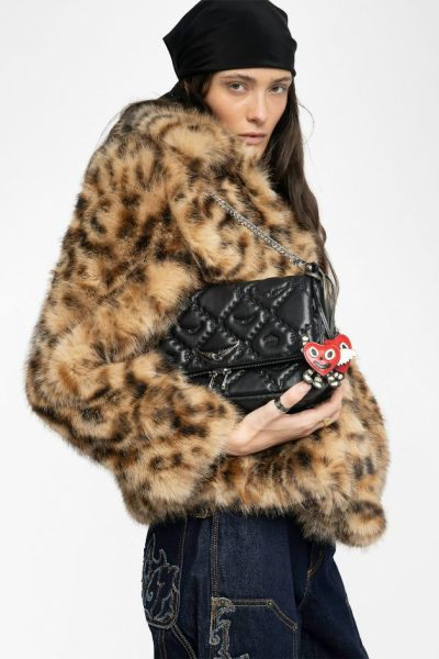 Zadig & Voltaire Rocky II Quilted Monogram Clutch,