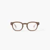 Izipizi #C Reading Glasses, Light Marble.