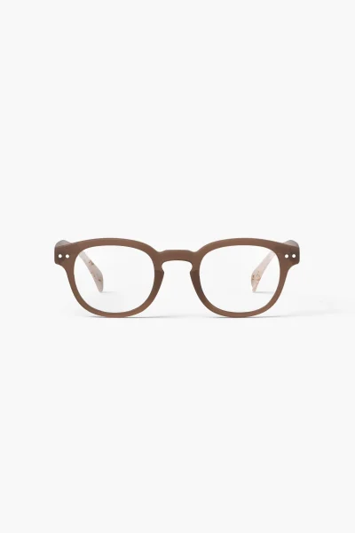 Izipizi #C Reading Glasses, Light Marble.