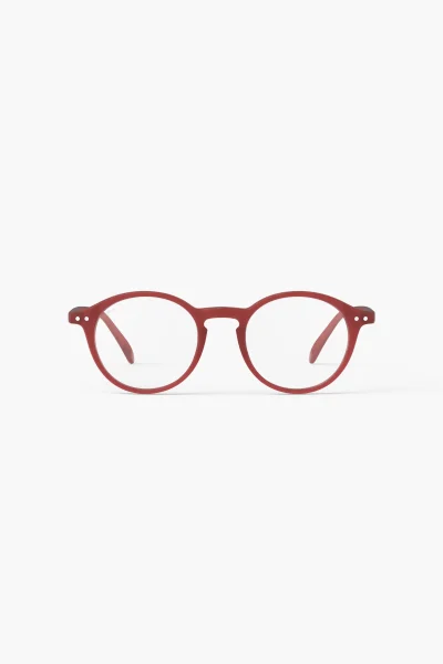 Izipizi #D Reading Glasses, Carmine Red.