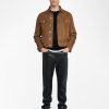 Zadig & Voltaire Bases Suede Leather Jacket