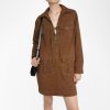 Zadig & Voltaire Remacha Suede Leather Dress