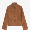 RWOW01246_COGNAC_PACKSHOT_6728b329359c7 Zadig & Voltaire Lessa Suede Leather Jacket,