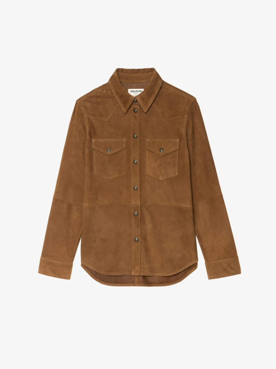 RWSH01033_DAIM_PACKSHOT_687df3a8dca4f Zadig & Voltaire Thelma Suede Leather Jacket