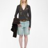 Zadig & Voltaire Teddy Bare Shearling Mules,