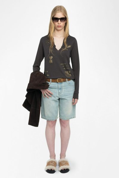 Zadig & Voltaire Teddy Bare Shearling Mules,