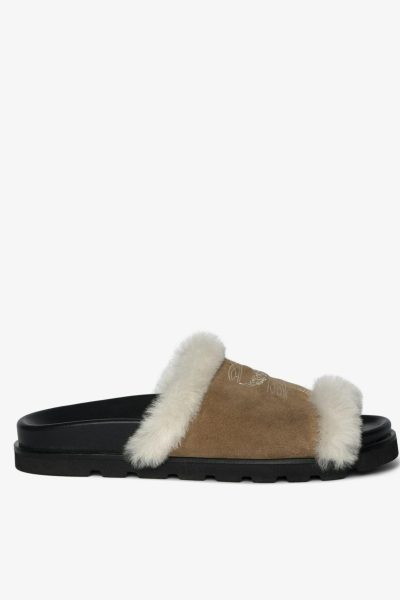 Zadig & Voltaire Teddy Bare Shearling Mules,
