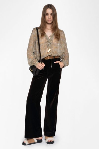 Zadig & Voltaire Panol Velvet Trousers,