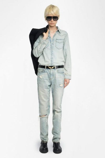 Zadig & Voltaire Saby Denim Shirt