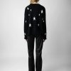 kwsw00066_noir_back Zadig & Voltaire Markus Cashmere Jumper