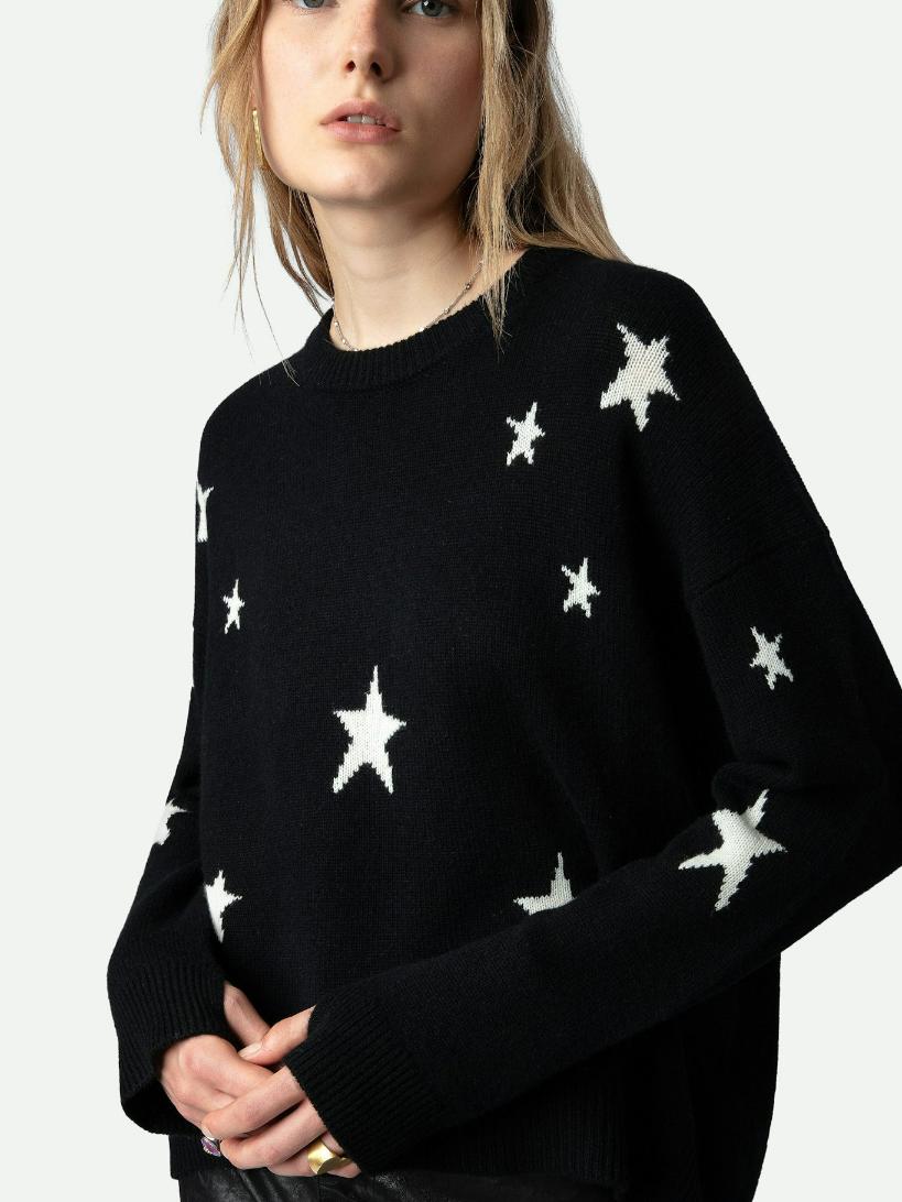 kwsw00066_noir_hover Zadig & Voltaire Markus Cashmere Jumper