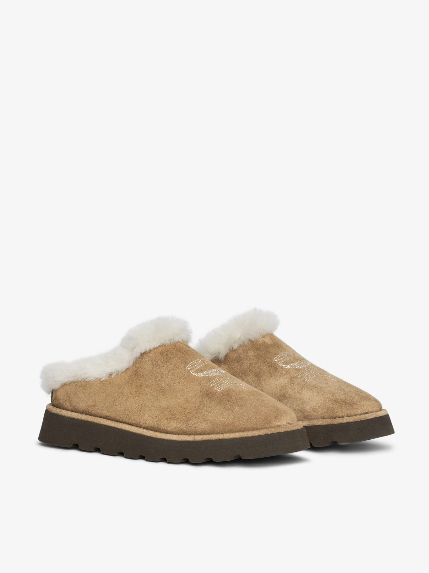 Zadig & Voltaire Teddy Shearling Mules
