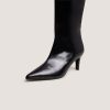 3900096-26 (1) Jonak Diema Heeled Boots, Black Leather