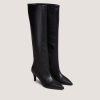 3900096-26 (5) Jonak Diema Heeled Boots, Black Leather