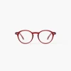 Izipizi #D Reading Glasses, Cherry Red.