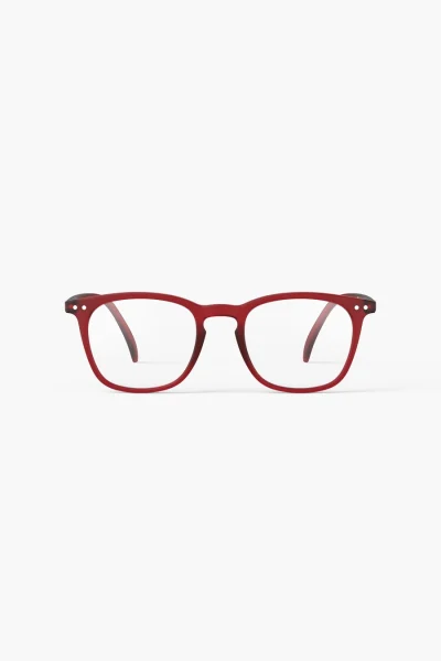 IZIPIZI #E Reading Glasses, Cherry Red.