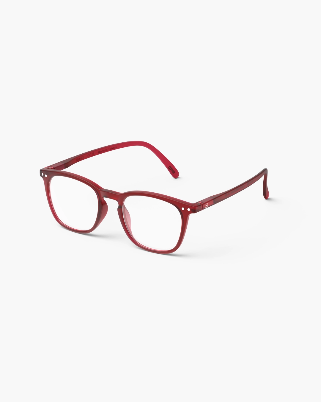 IZIPIZI #E Reading Glasses, Cherry Red.