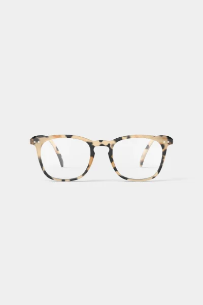 IZIPIZI #E Reading Glasses, Light Tortoise.