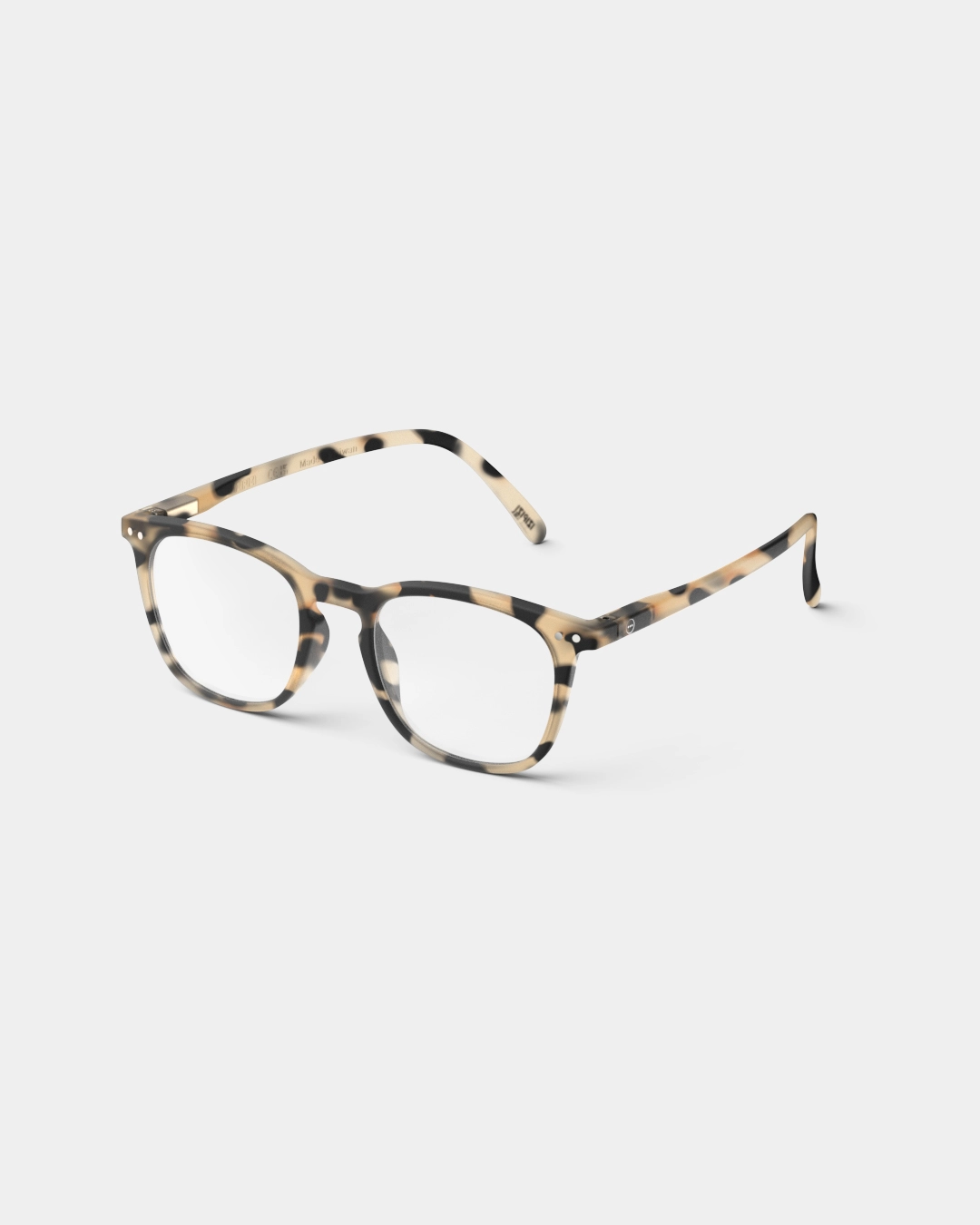 IZIPIZI #E Reading Glasses, Light Tortoise.