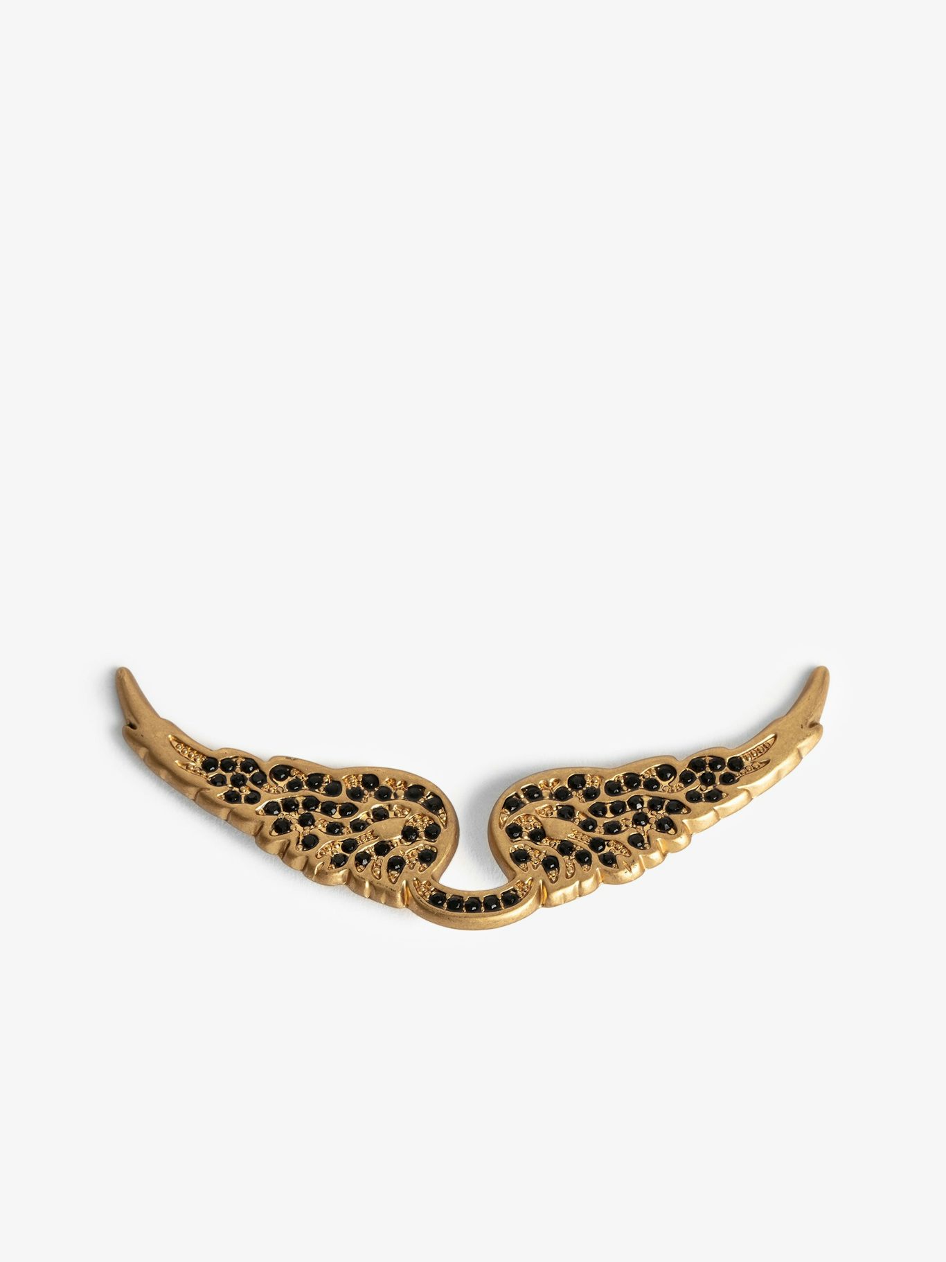Zadig & Voltaire Swing Your Wings Charms Strass, Old Gold