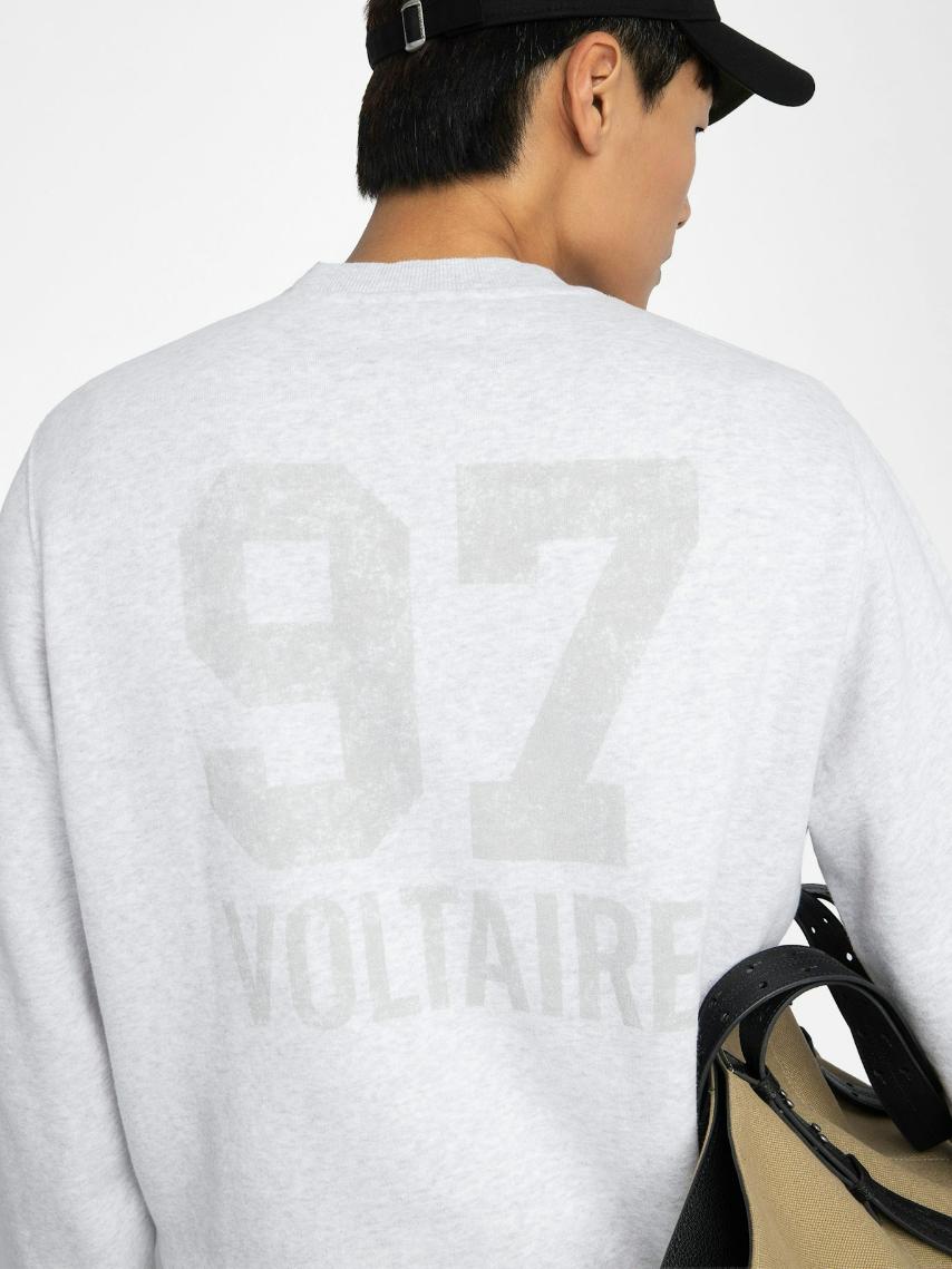 JMSS01325_GRIS_CHINE_HOVER_68833fdf718b3 Zadig & Voltaire Aime Sweatshirt,