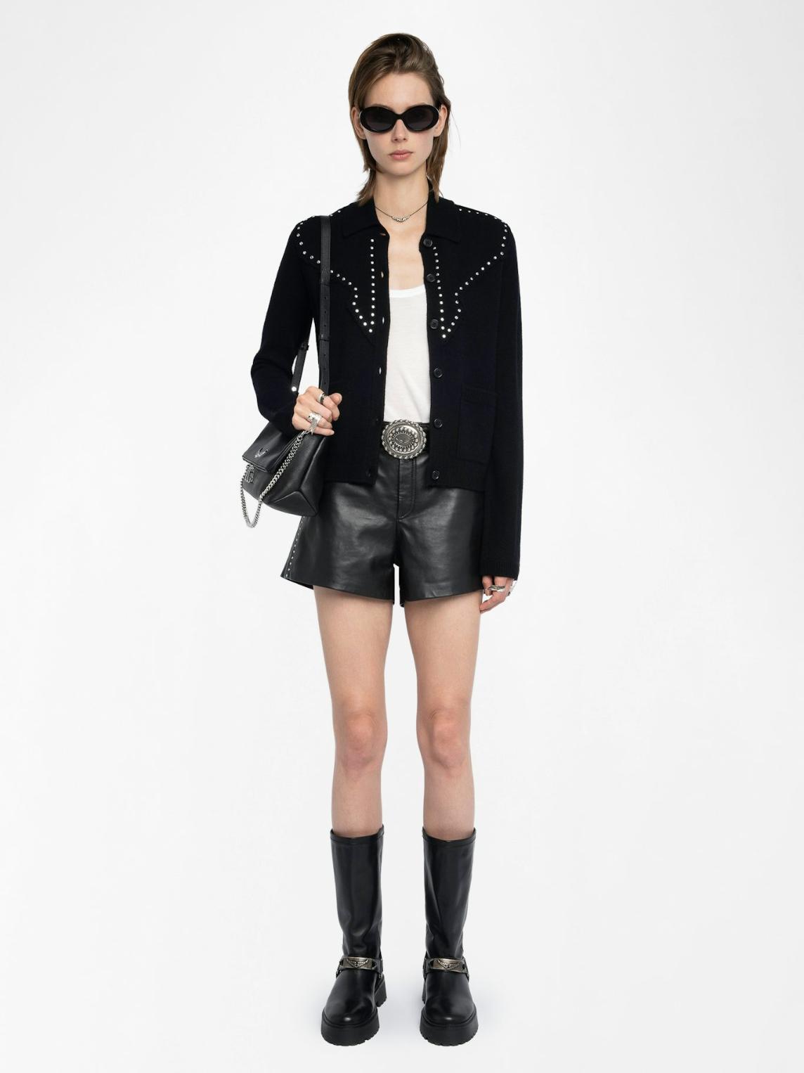 Zadig & Voltaire Adany Cardigan, Noir.