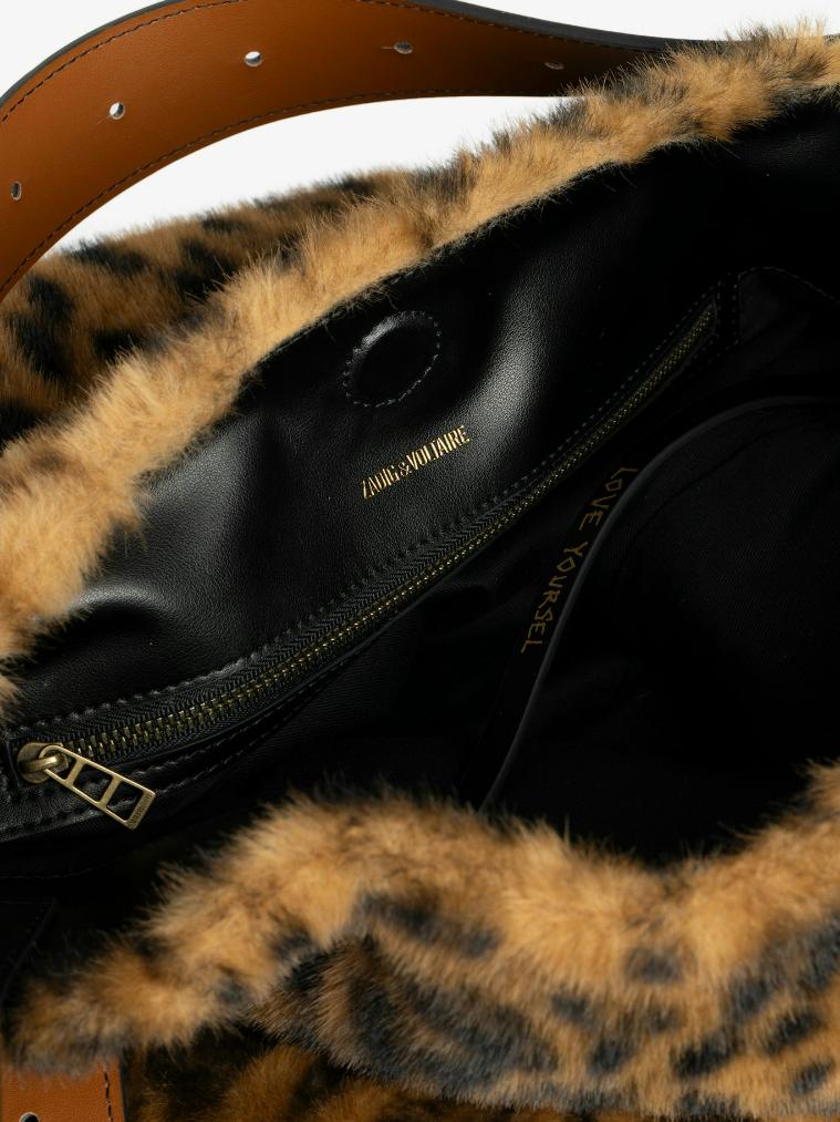 Zadig & Voltaire Jane Hobo Leopard Bag,