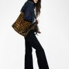 Zadig & Voltaire Jane Hobo Leopard Bag,