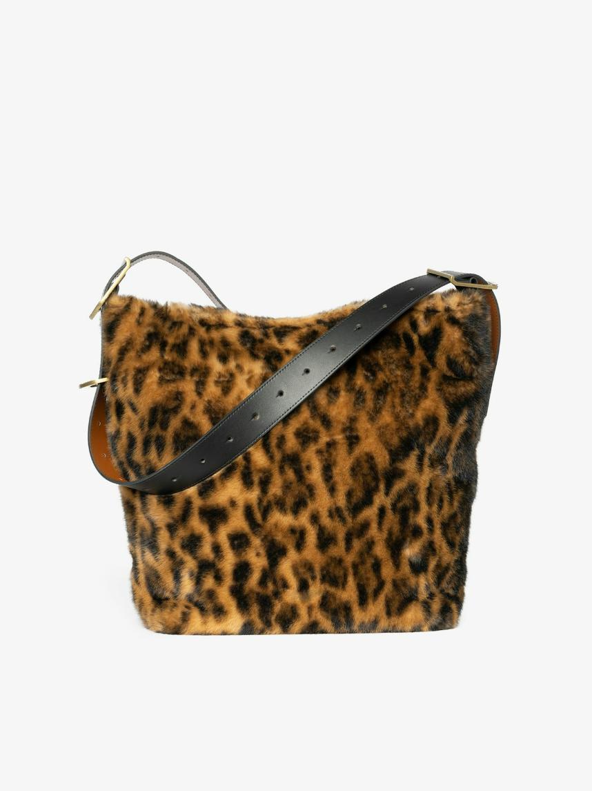Zadig & Voltaire Jane Hobo Leopard Bag,