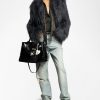 Zadig & Voltaire Jack Vintage Patent Bag, Black.