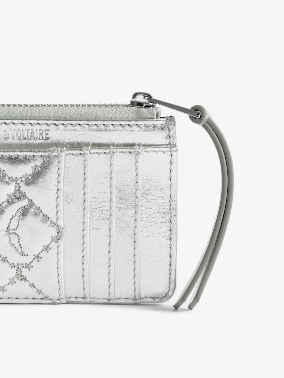 Zadig & Voltaire ZV Card Monogram Metal Card Holder